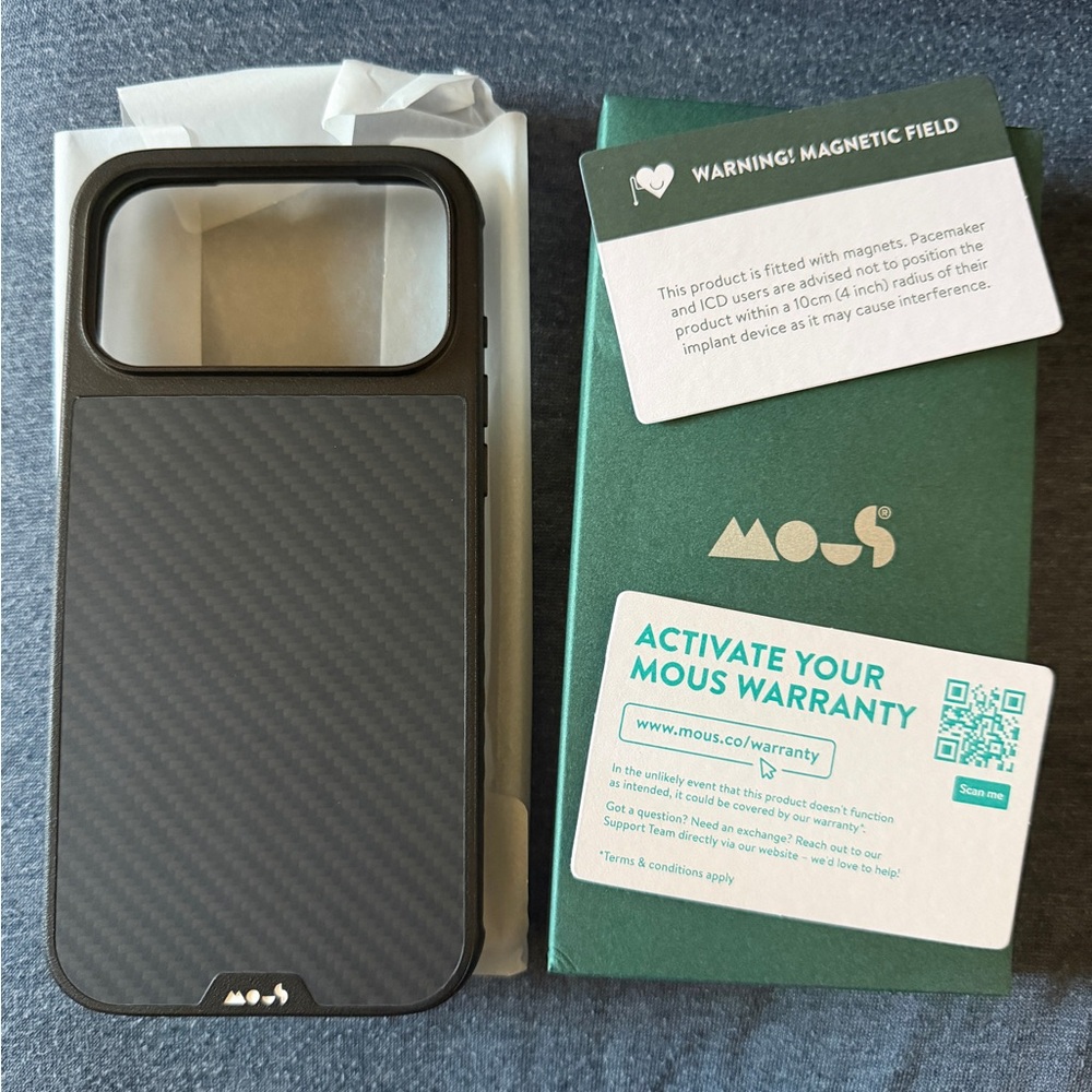 Mou Black Phone Case for Men